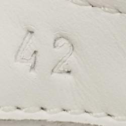 Pre Owned حذاء رياضي بوتيغا فينيتا دودجر جلد أبيض إنترشياتو مقاس 42