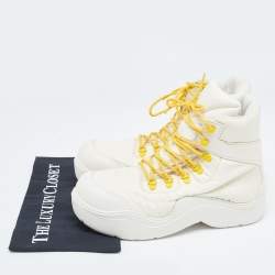 Bottega Veneta Nylon Puddle Bomber Boots Size 42
