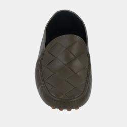 مملوكة مسبقًا Bottega Veneta Leather Slip On Loafers Size 41