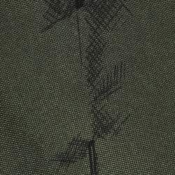 Bottega Veneta Green Needle Print Silk Classic Tie 