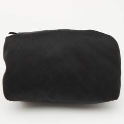 Bottega Veneta Black Fabric and Leather Travel Zip Pouch