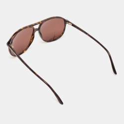 Bottega Veneta Dark Brown BV0224S Aviator Sunglasses