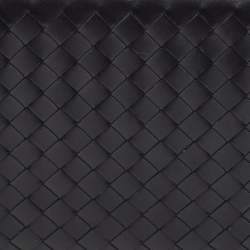 Bottega Veneta Black Intrecciato Leather Travel Organizer 
