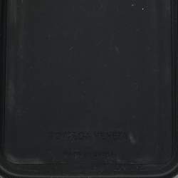Bottega Veneta Black Intrecciato Rubber Silicone iPhone 13 Case