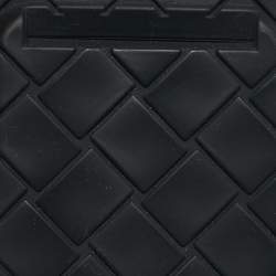 Bottega Veneta Black Intrecciato Rubber Silicone iPhone 13 Case