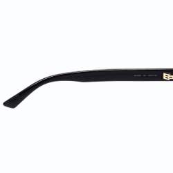 Pre Owned Bottega Veneta Black BV1005S Square Sunglasses