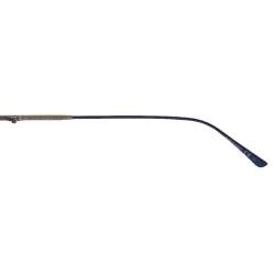 Pre Owned Bottega Veneta Silver Tone/ Blue BV0179S Aviator Sunglasses