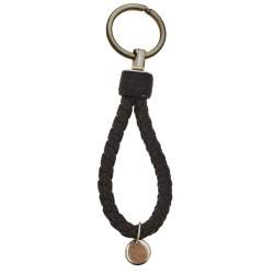 Bottega Veneta Brown Intrecciato Nappa Leather Key Ring