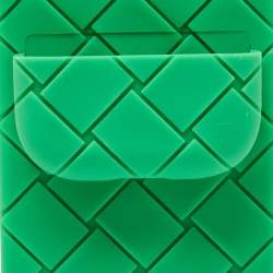 Bottega Veneta Green Intrecciato Rubber Silicone iPhone 13 Pro Case