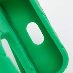 Bottega Veneta Green Intrecciato Rubber Silicone iPhone 13 Pro Case