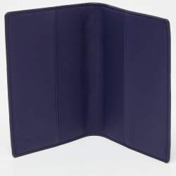 Bottega Veneta Indigo Intrecciato Leather Passport Holder