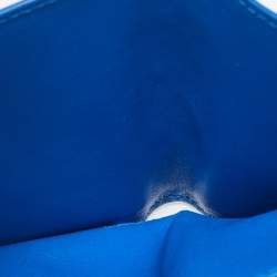Bottega Veneta Blue Intrecciato Leather Bifold Wallet