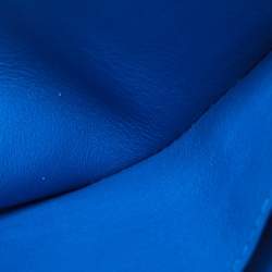 Bottega Veneta Blue Intrecciato Leather Bifold Wallet