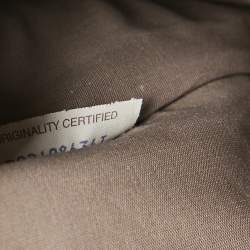 Pre Owned Bottega Veneta Dark Grey Intrecciato Leather Laptop Briefcase