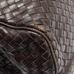 Bottega Veneta Choco Brown Intrecciato Leather Oversized Briefcase