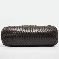 Bottega Veneta Choco Brown Intrecciato Leather Oversized Briefcase