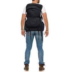 Bottega Veneta Black/Blue Nylon Trekking Backpack