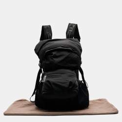 Bottega Veneta Black/Blue Nylon Trekking Backpack