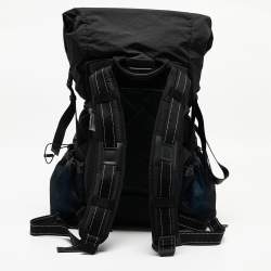 Bottega Veneta Black/Blue Nylon Trekking Backpack