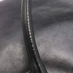 Pre Owned Bottega Veneta Black Intrecciato Leather Briefcase Bag