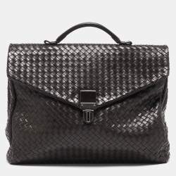 Cole Haan Brown Leather Briefcase ( orders Bottega Veneta like)