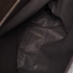 Bottega Veneta Dark Brown Intrecciato Leather Envelope Flap Briefcase