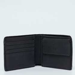 Bottega Veneta Dark Brown  Intrecciato Leather Bifold Wallet