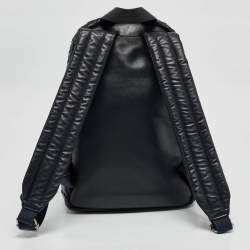 Pre Owned Bottega Veneta Navy Blue Intrecciato Leather Small Backpack