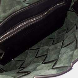 Bottega Veneta Black Leather Diago Crossbody Bag