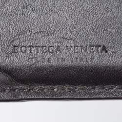 Bottega Veneta Dark Brown Intrecciato Leather Bifold Wallet