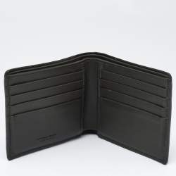 Bottega Veneta Olive Green Intrecciato Leather Bifold Wallet