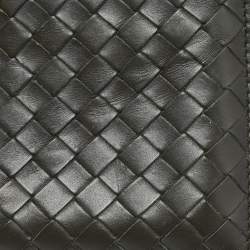 Bottega Veneta Olive Green Intrecciato Leather Bifold Wallet