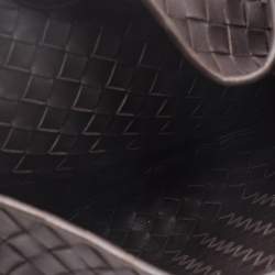 Pre Owned Bottega Veneta Choco Brown Intrecciato Leather Medium Sardine Hobo