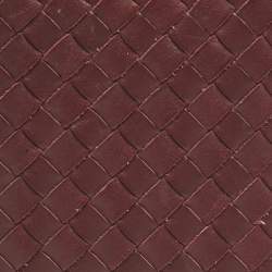 Bottega Veneta Burgundy Intrecciato Leather Bifold Wallet