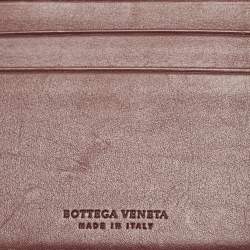 Bottega Veneta Burgundy Intrecciato Leather Bifold Wallet