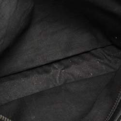 Bottega Veneta Black Intrecciato Leather Double Zip Wristlet Pouch