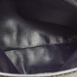 Bottega Veneta Midnight Blue/Black Snakeskin and Suede Flat Zip Pouch