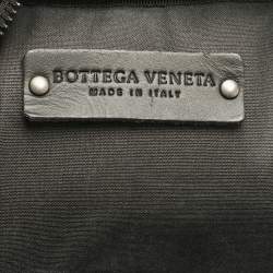 Bottega Veneta Black Intrecciato Leather Carry On Briefcase