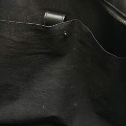 Bottega Veneta Black Intrecciato Leather Carry On Briefcase