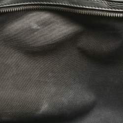 Bottega Veneta Black Intrecciato Leather Carry On Briefcase