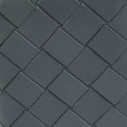 Bottega Veneta Grey Intrecciato Leather Card Holder