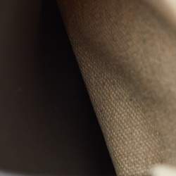 Pre Owned Bottega Veneta Beige/Black Canvas and Leather Quadronno Bag