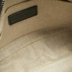 Pre Owned حقيبة كاميرا بوتيغا فينيتا جلد إنتريشياتو سوداء كروس بودي