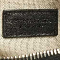 Pre Owned حقيبة كاميرا بوتيغا فينيتا جلد إنتريشياتو سوداء كروس بودي