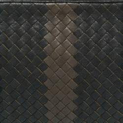 Pre Owned حقيبة مستندات بوتيغا فينيتا جلد إنتريتشاتو ثلاثي الألوان