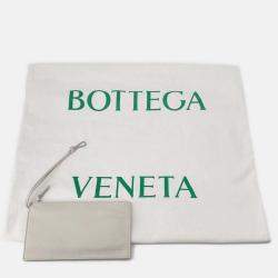 Pre Owned Bottega Veneta Alcotote Light Blue Leather Size Large