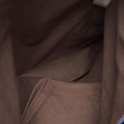 Pre Owned Bottega Veneta Blue Intrecciato Leather Messenger Bag