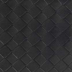 مملوكة مسبقًا Bottega Veneta Black/Blue Intrecciato Leather Bifold Wallet