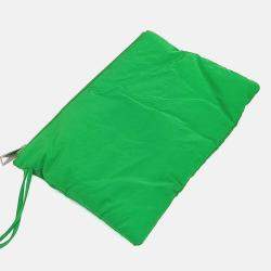 Pre Owned Bottega Veneta Green Fabric Cassette Backpack