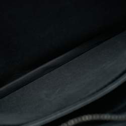 Pre Owned حقيبة عمل بوتيغا فينيتا جلد إنتريشياتو سوداء بسحاب